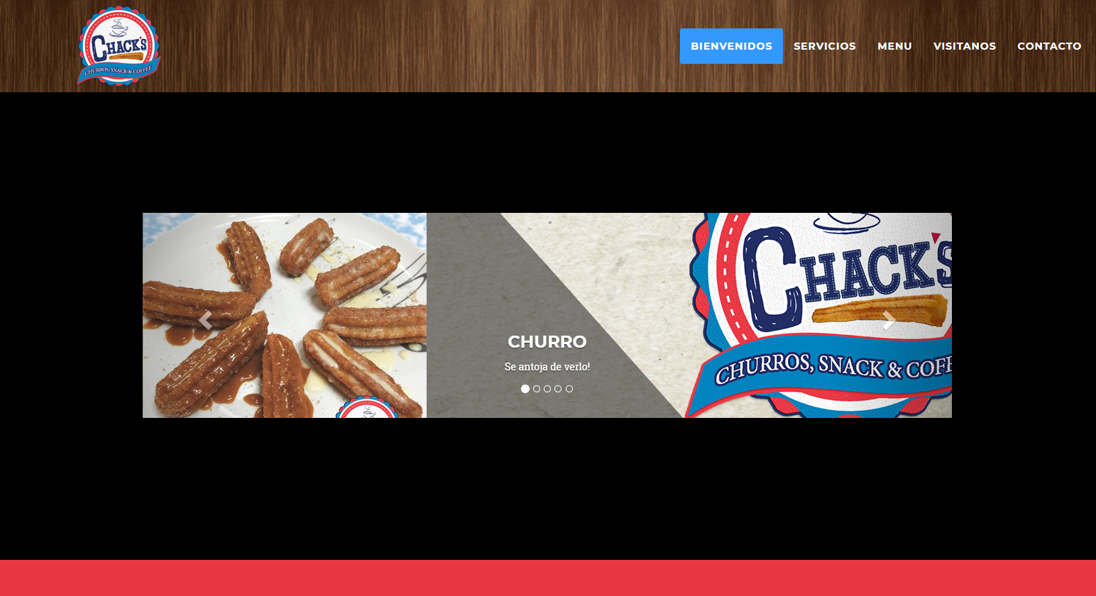 Chacks, Churros, Snacks & Coffee.